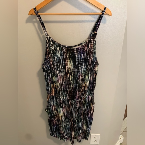 LoveSick Multi-Color Abstract Print Romper - Size 1 - Picture 6 of 8